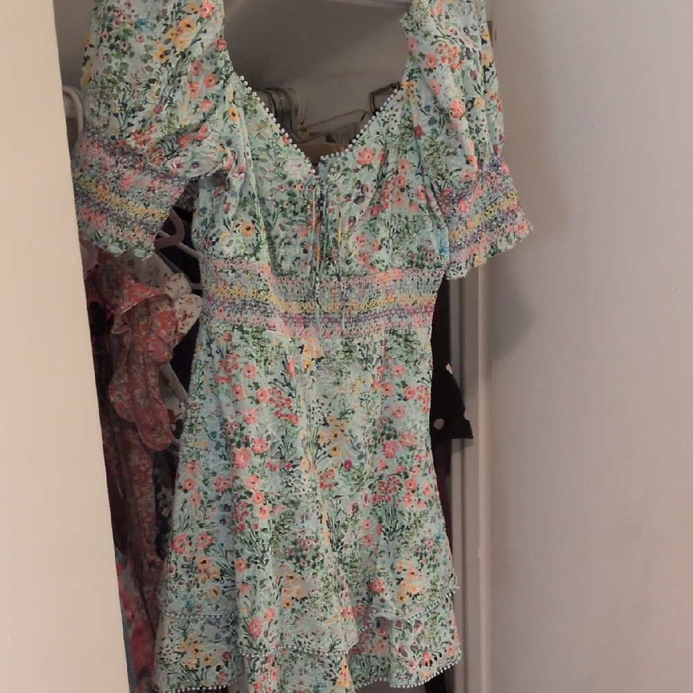Alice + Olivia Floral Mini Dress